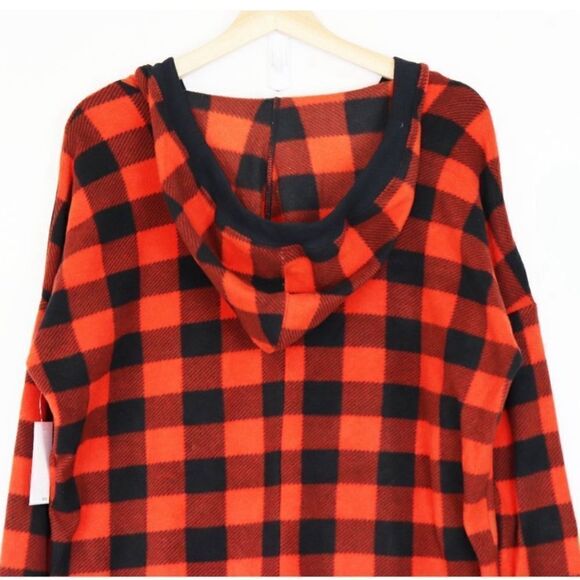 🦋FAMILY PAJAMAS Women’s Onesie style hoodie 
Microfreeleze comfortable SZ L - Picture 4 of 11